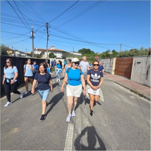Caminhada azul